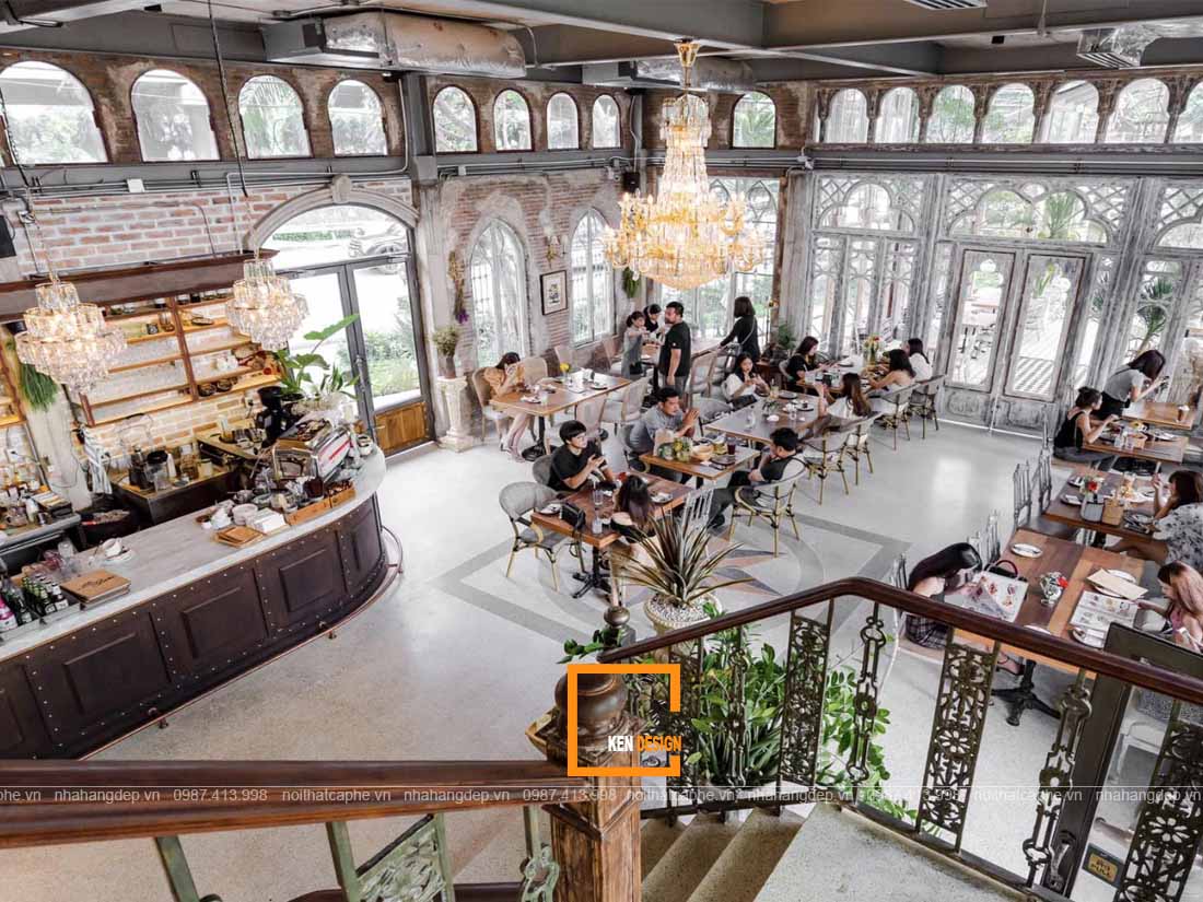 Thiết kế quán cafe phong cách cổ điển